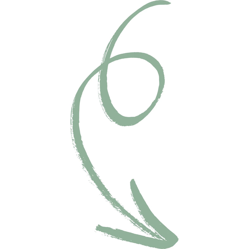 Green arrow on a white background indicating the next step in finding your ring size - Modern Christian Jewelry | Glor-e