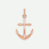 Front View of Rose Gold ANCHORED Unisex Christian Pendant