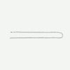 Full Side View of CABLE MAX Sterling Silver Chain For Women