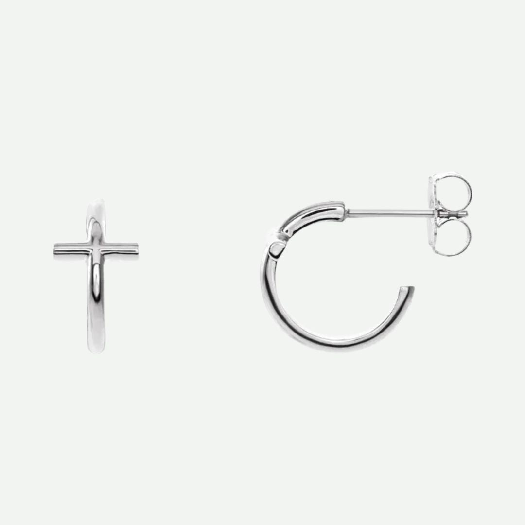 Mixed View of Sterling Silver THRIVE Christian Earrings For Women