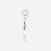 Side View of Sterling Silver ANCHORED Unisex Christian Pendant