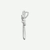 Side view of sterling silver TRUE LOVE Christian Pendant For Women