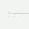 Side View of White Gold ANGEL WING Christian Necklace For Women