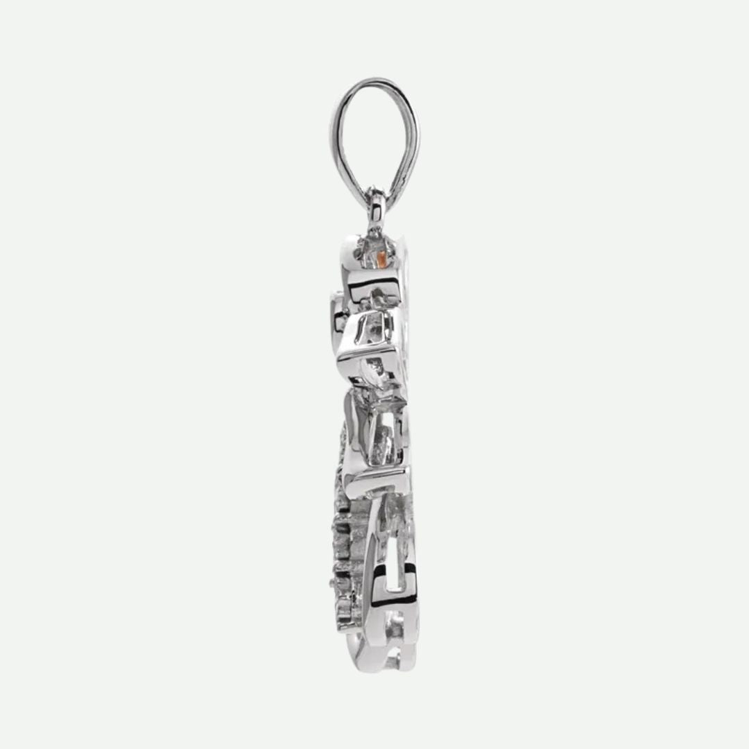 Side View of ANGÉLIQUE Christian Pendant For Women