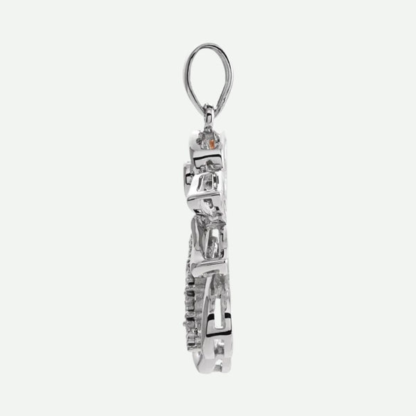 Side View of ANGÉLIQUE Christian Pendant For Women
