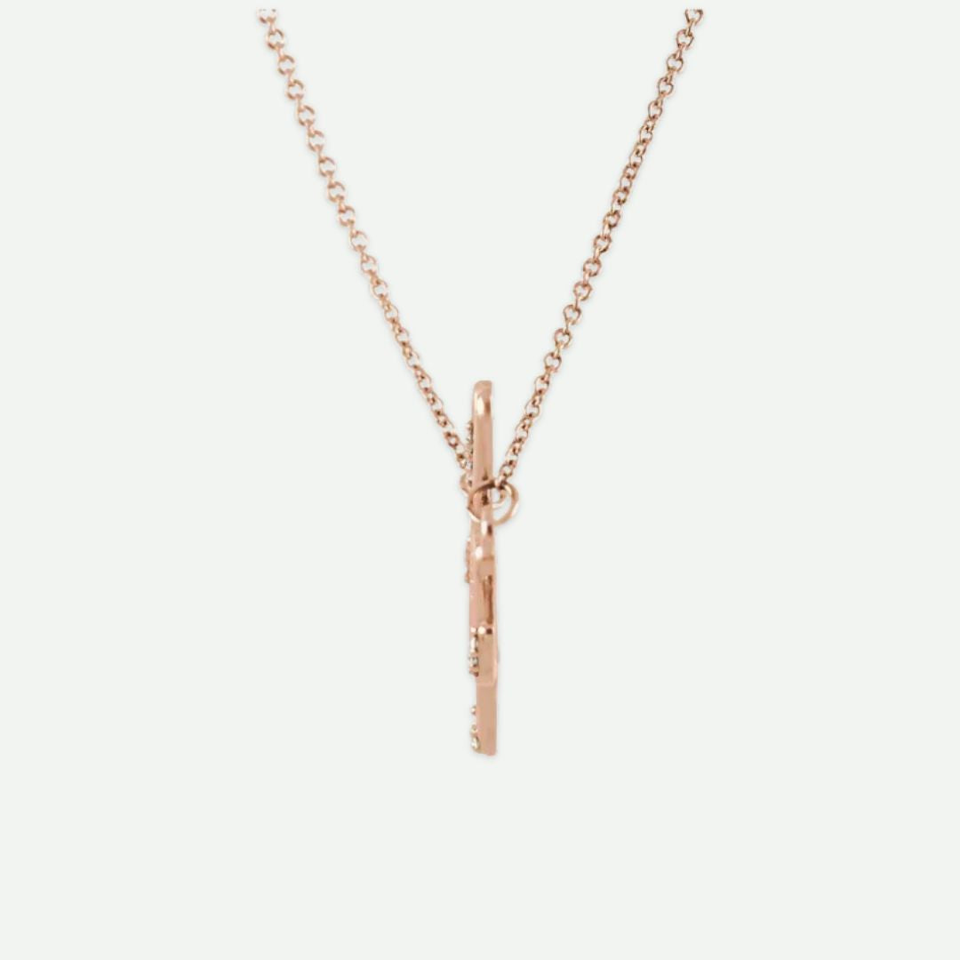 Side_View_of_Rose_Gold_HOPE_Christian_Necklace_For_Women