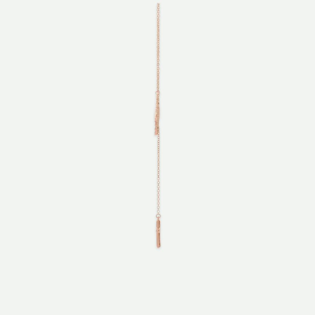 Side_View_of_Rose_Gold_INFINITE_LOVE_Christian_Necklace_For_Women