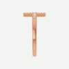 Side View of Rose Gold REDEEMED Christian Ring For Women