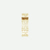 Side View of Yellow Gold CROSSED Christian Ring For Men