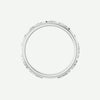 Top View of White Gold FNF Christian Ring For Women
