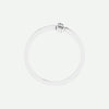 Top View of Sterling Silver BEAUTÉ Christian Ring For Women
