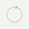 Top View of Yellow Gold BEAUTÉ Christian Ring For Women