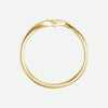 Top View of Yellow Gold SOLACE Christian Ring For Women