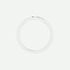 Top of White Gold PIERCED Christian Ring For Women