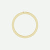 Top of Yellow Gold PIERCED Christian Ring For Women