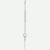 Side view of 14K White Gold PURE LOVE Christian Necklace | Glor-e
