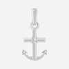 Front view of Anchor Christian Pendant for  women