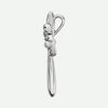 Side view of white gold TRUE LOVE Christian Pendant For Women