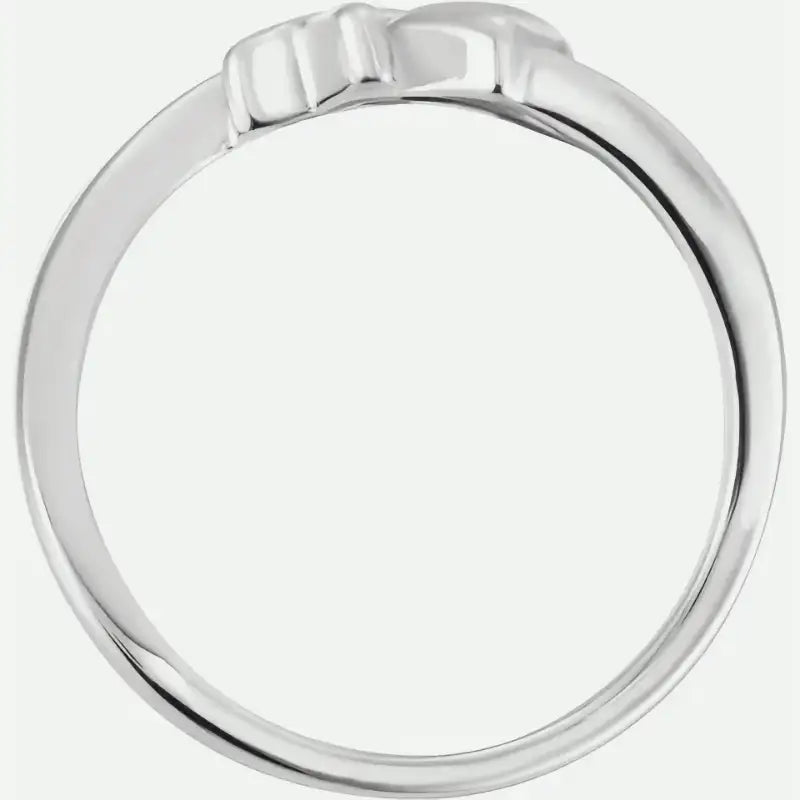 CHASTITY Sterling Silver Top View