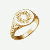 CROWN OF THORNS 14K Yellow Gold Christian Ring