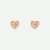 Front View of Rose Gold FOI Christian Earrings For Women