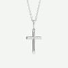 Front View of Sterling Silver PINNACLE Christian Necklace For Women