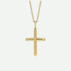 Front View of Yellow Gold PINNACLE Christian Necklace For Women