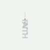 Front View of Sterling Silver  FAITH Christian Pendant For Women