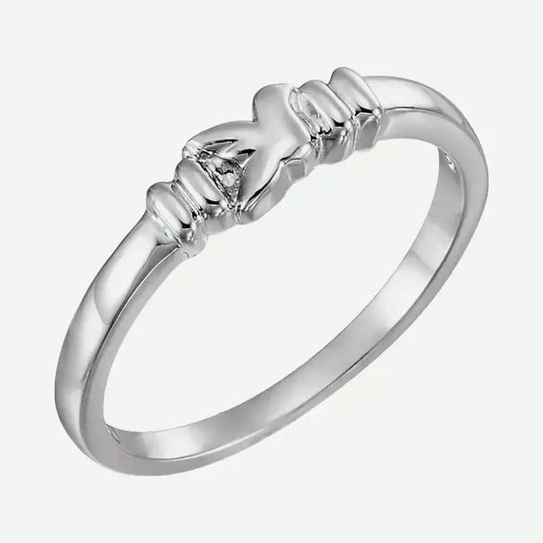 HOLY SPIRIT Purity Ring Women Sterling Silver