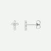 Mixed View of Sterling Silver DEVOTED Christian Earrings For Women