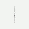 White gold angel wings cross necklace on a white background | Modern Christian Jewelry | Glor-e