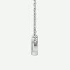 Side View of White Gold GRACE Christian Necklace For Women