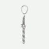 Side View of 1.7 mm White Gold DÉLIVRÉE Christian Pendant For Women