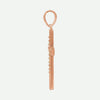 Side View of Rose Gold CENTRÉE Unisex Christian Pendant