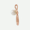 Side View of Rose Gold DISCERNMENT Christian Pendant For Women
