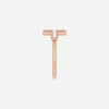 Side View of Rose Gold PERPÉTUEL Christian Ring For Women