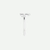 Side View of Sterling Silver FAITH Christian Ring For Women