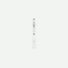 Side View of White Gold GRACE Christian Ring For Women 1.1 mm