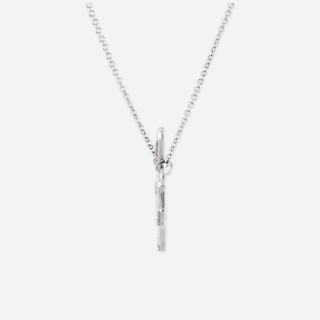 Side_View_of_White_Gold_HOPE_Christian_Necklace_For_Women