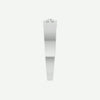 Side View of White Gold LOVE Christian Ring For Women