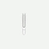 Side View of White Gold TIMELESS Christian Ring For Women
