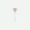 Side View of White & Rose Gold INFINITE LOVE Christian Ring For Women