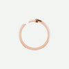 Top View of Rose Gold PINNACLE Christian Ring For Women