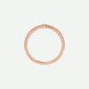 Top View of Rose Gold TIMELESS Christian Ring For Women