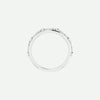 Top View of Sterling Silver GRACE Christian Ring For Women 1.7 mm