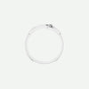 Top View of Sterling Silver PERPÉTUEL Christian Ring For Women