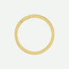 Top View of Yellow Gold HUGGED Christian Ring For Women