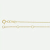Side View of Yellow Gold ANGEL WING Bracelet | Glor-e