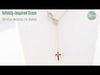 Infinity-Inspired Cross Christian Necklace For Women Video Showcase From Glor-e