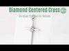 Diamond Centered Cross Christian Pendant For Women Video Showcase From Glor-e